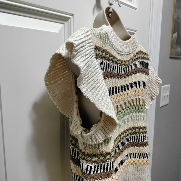 Elan Multicolor Striped Knit Blouse Size S - Picture 5 of 9